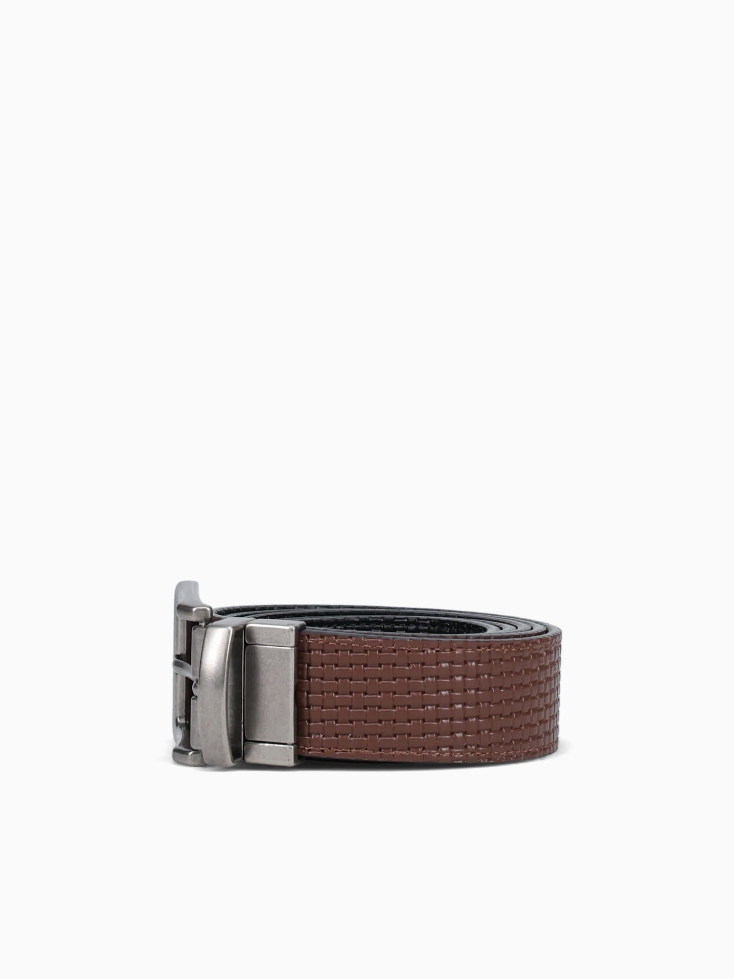 The Belt Blk Cognac embossed Calf Black / ONE