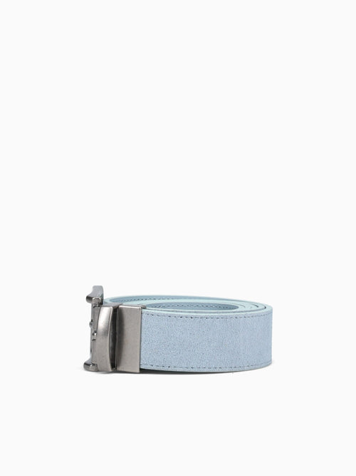 The Belt  Lt Blue Suede Light Blue / ONE