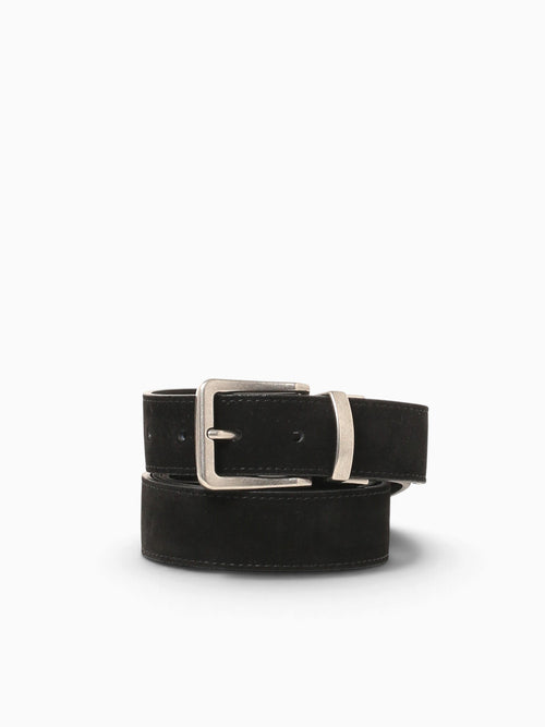 The Belt Blk Suede Black / ONE