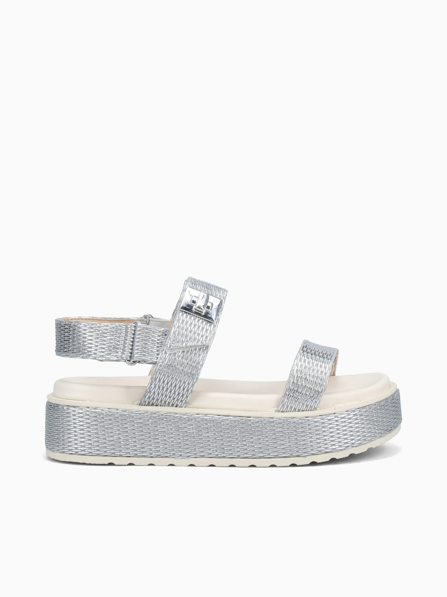 Galicia Silver Raffia Silver / 5 / M