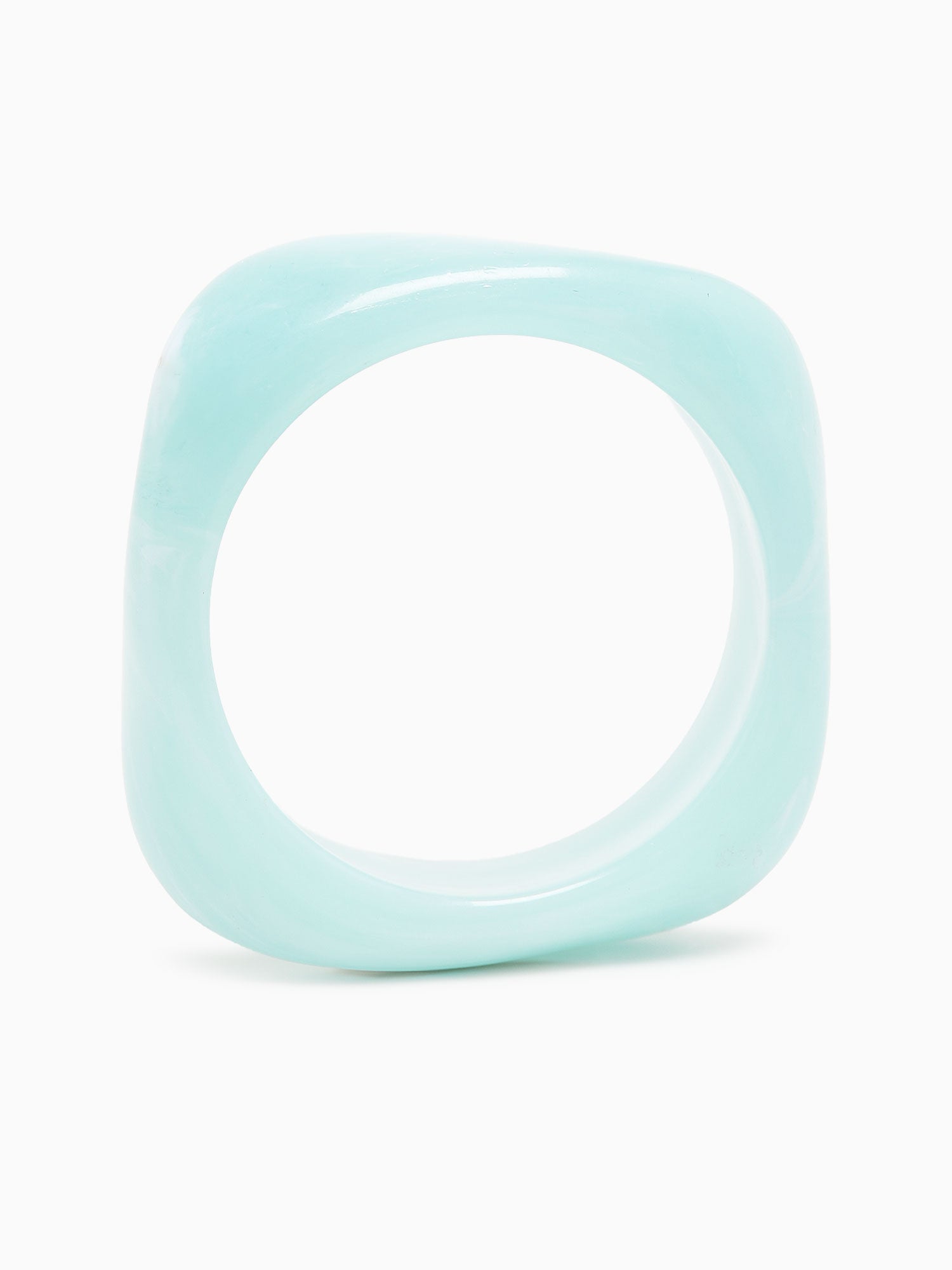 Bra Resin Bangle Mint Blue