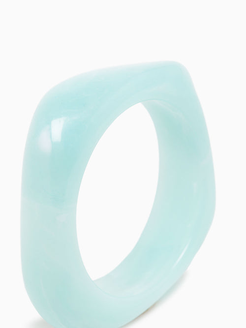 Bra Resin Bangle Mint Blue