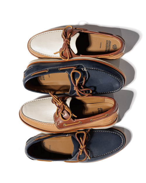 Monaco Boat Shoe Navy Sheepskin