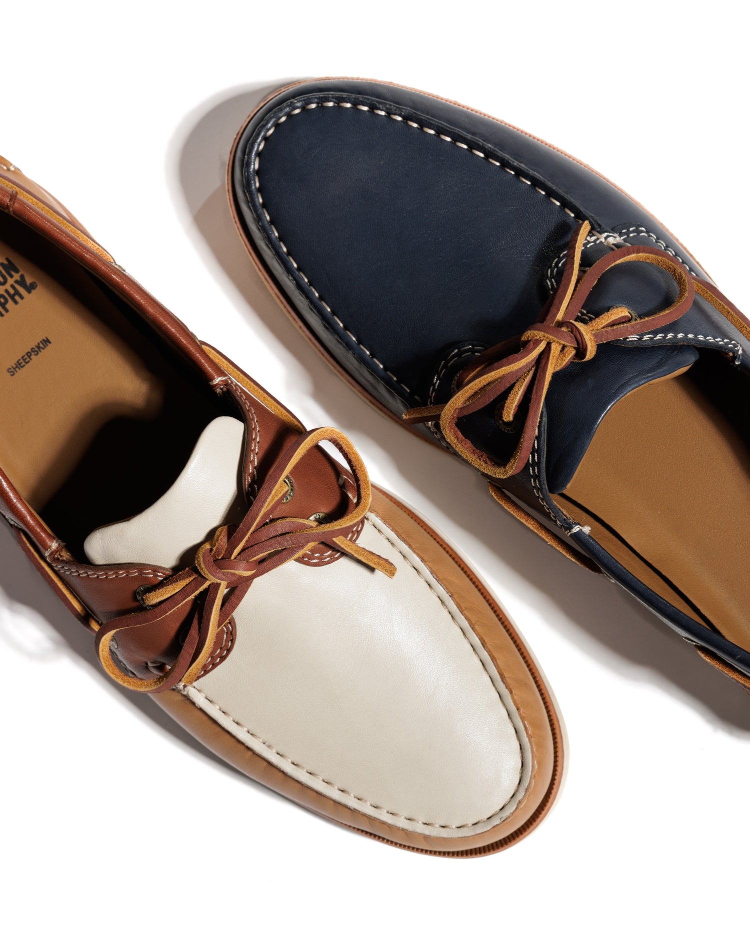 Monaco Boat Shoe Tan Multi Sheepskin