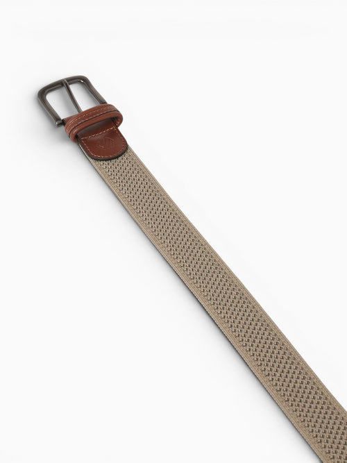 Amherst Knit Belt Taupe 758559 Taupe / 32