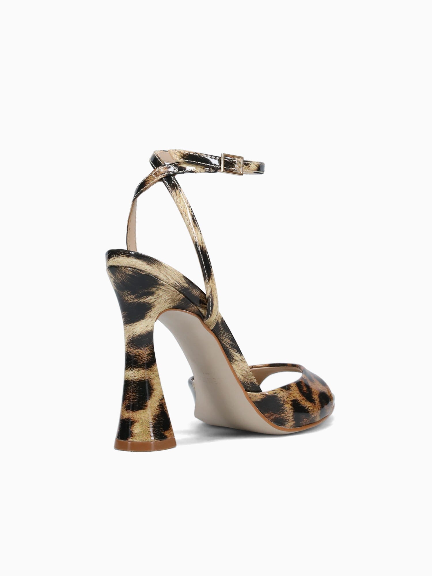 Caren Leopardo Patent Black Brown / 5 / M