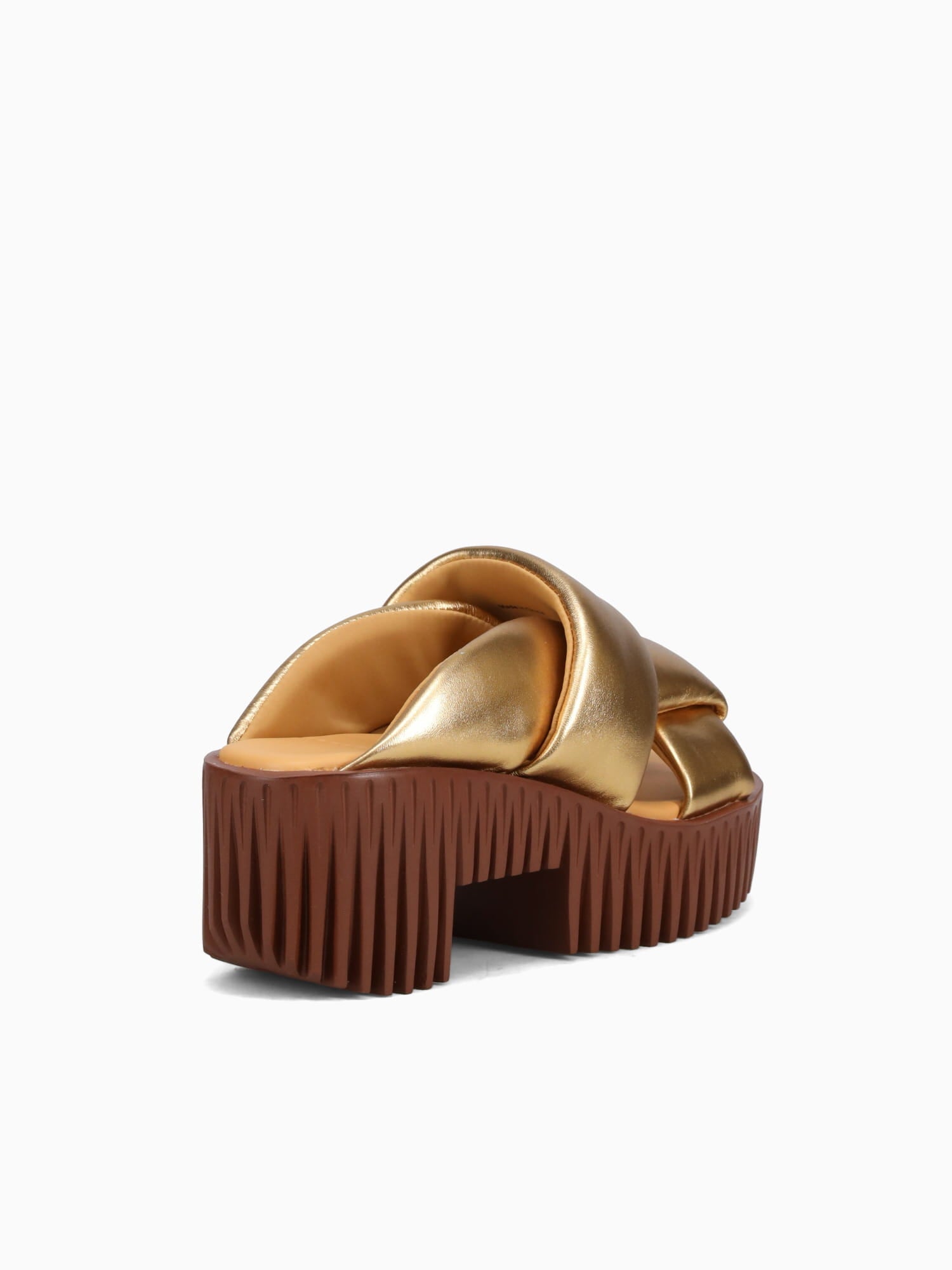Pia Semo Gold Metallic Sheep Leather Gold / 36 / M