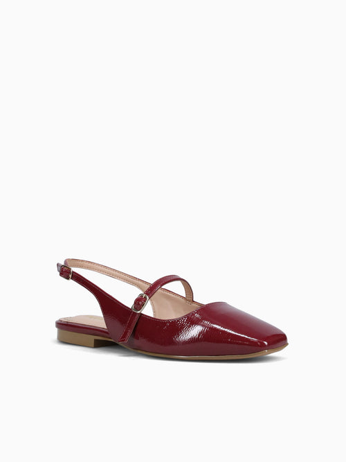 Clara Burgundy Soft Verniz Dark Red / 5 / M