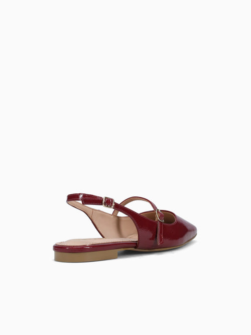 Clara Burgundy Soft Verniz Dark Red / 5 / M