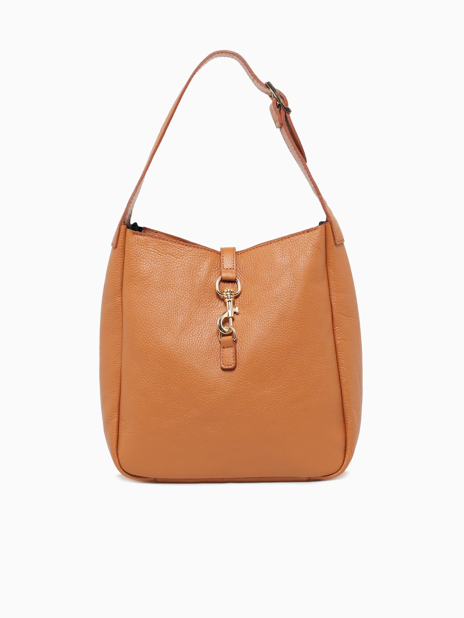 Sheila Hook Shoulder Bag Cuoio Tan