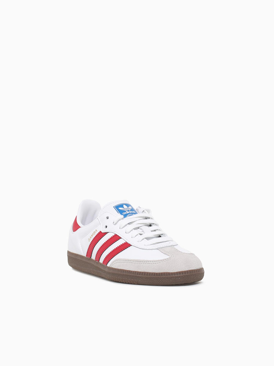 Samba Og White  red leather White / 4 / M