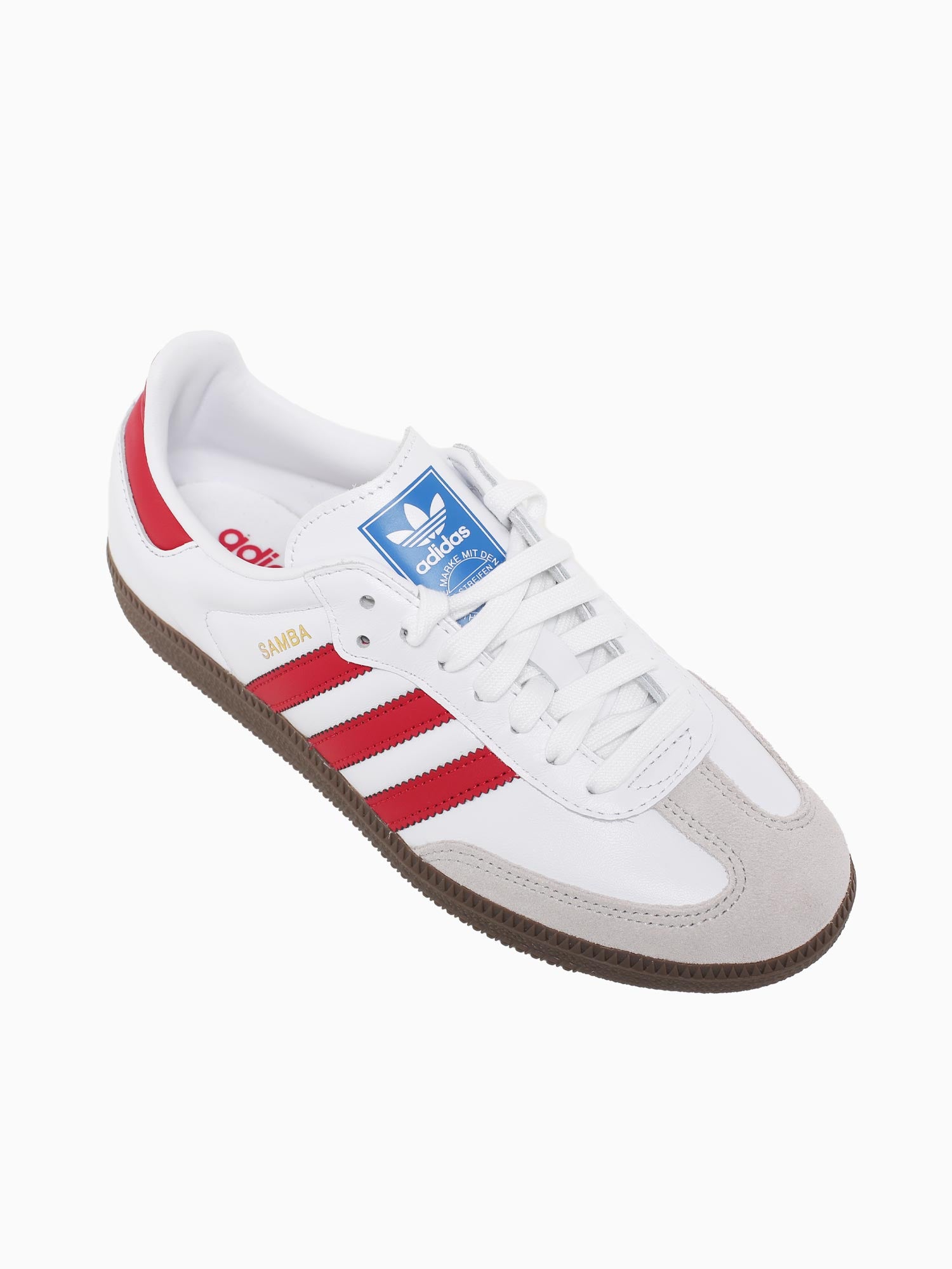 Samba Og White  red leather White / 4 / M