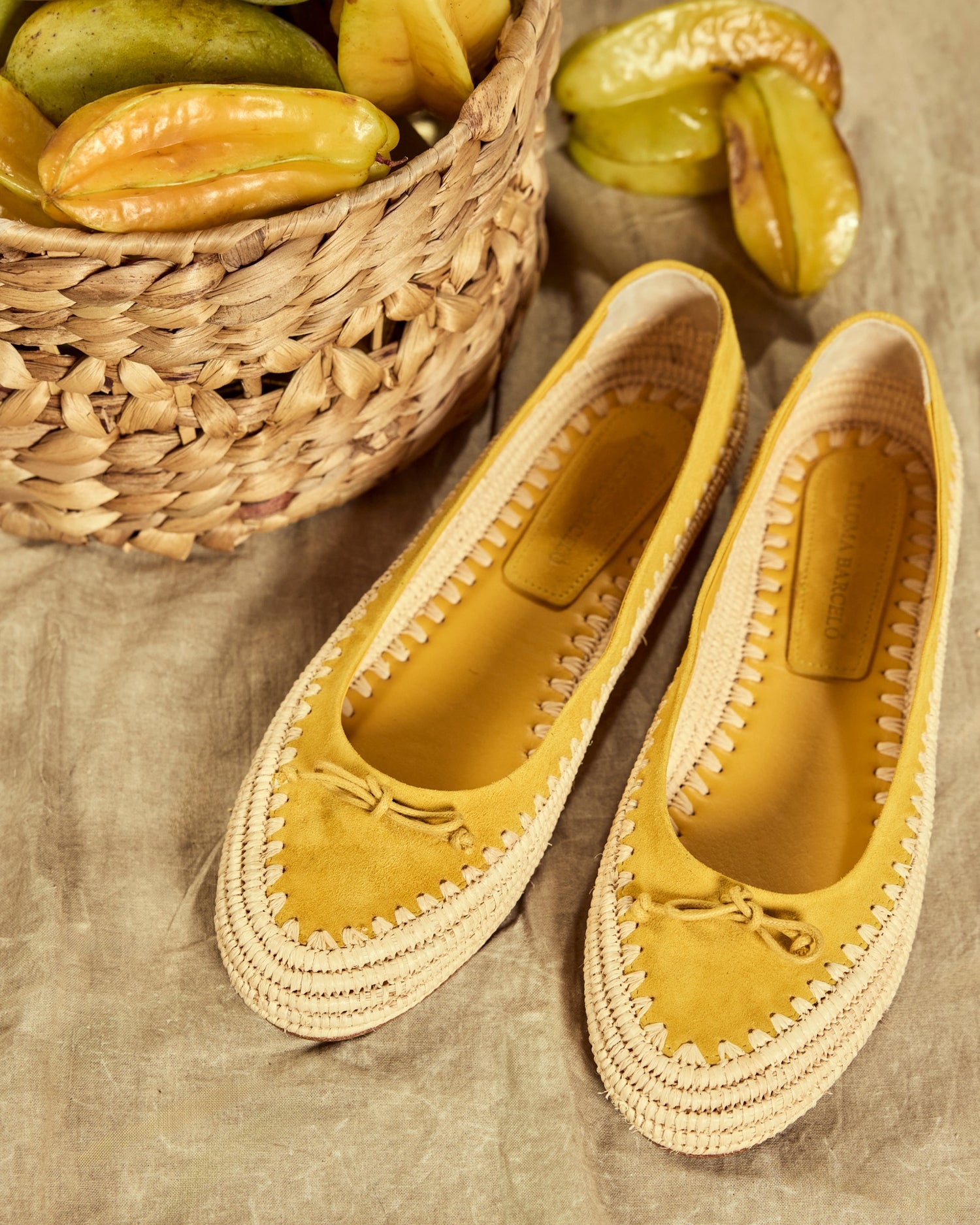 Tina Mustard Kid Suede