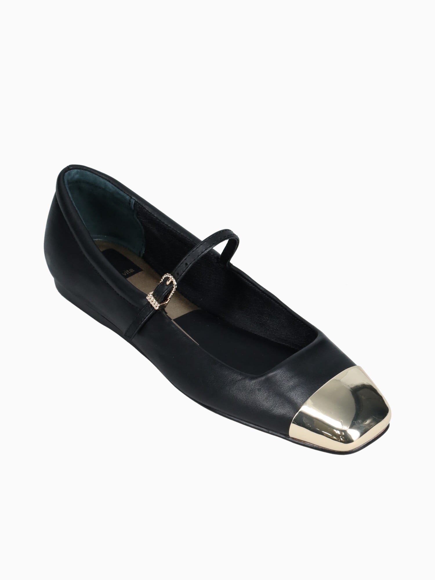 Reyes Toe Cap Black Leather Black / 6 / M