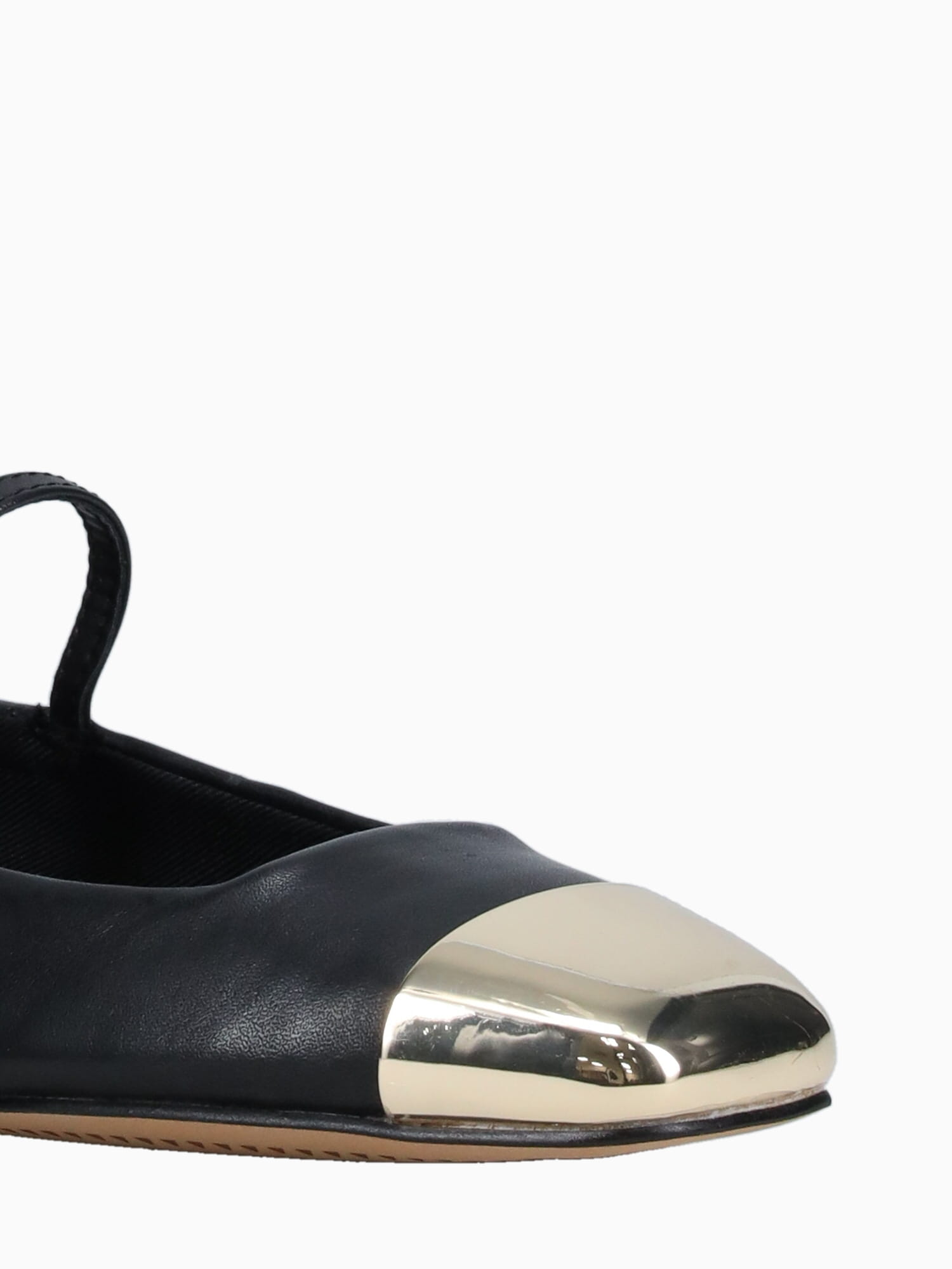 Reyes Toe Cap Black Leather Black / 6 / M