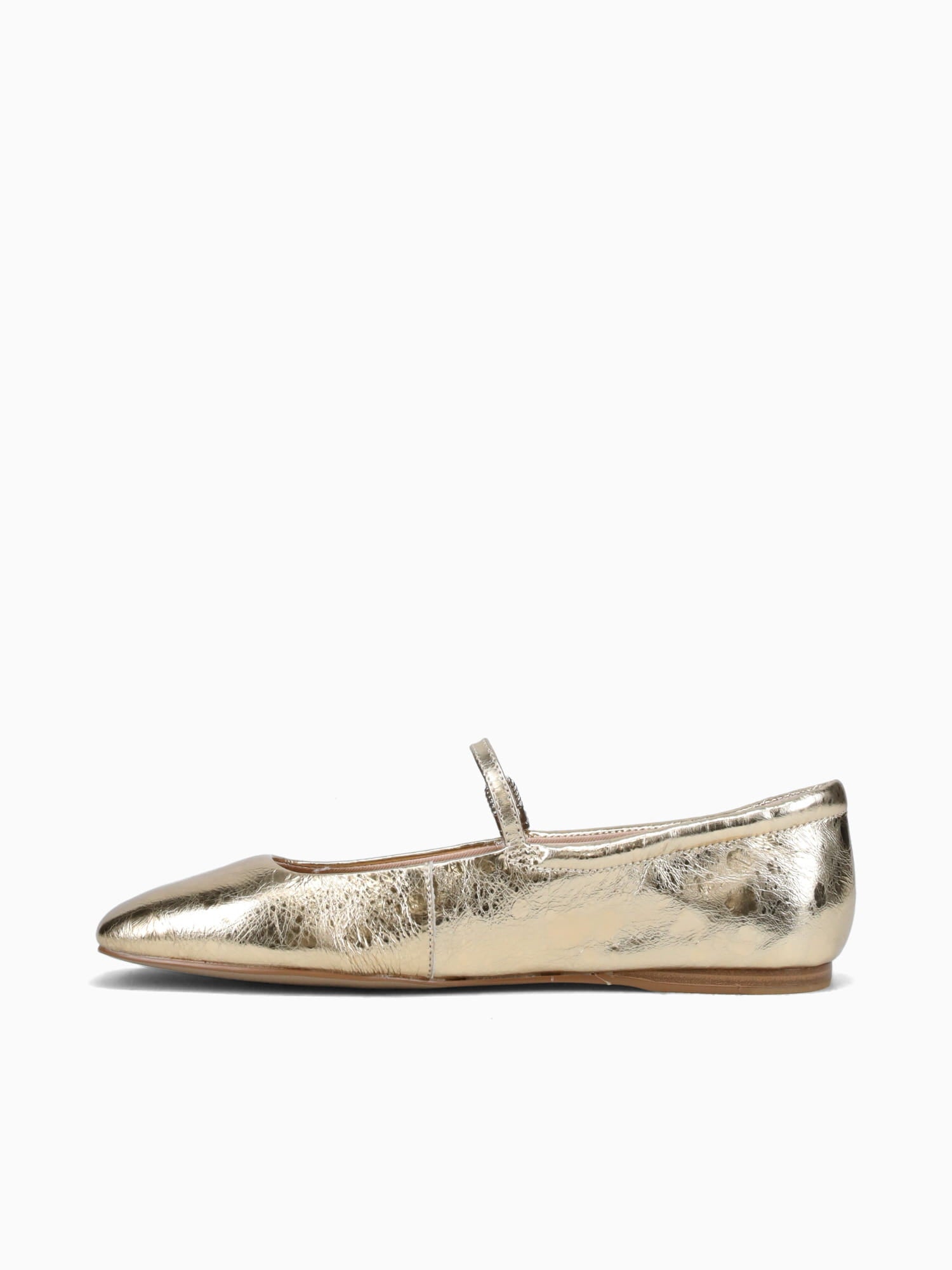 Reyes Toe Cap Gold Distressed Leather Gold / 6 / M