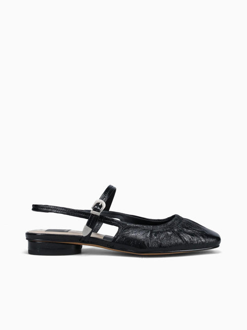 Rianne Midnight Crinkle Patent Black / 6 / M