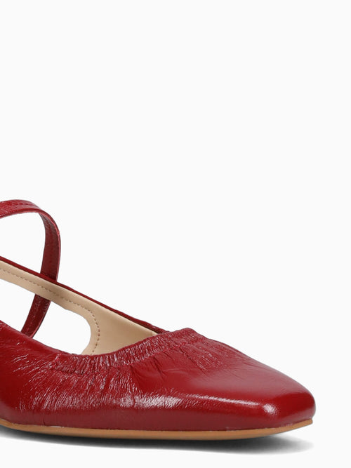 Rianne Red Crinckle Patent Red / 6 / M