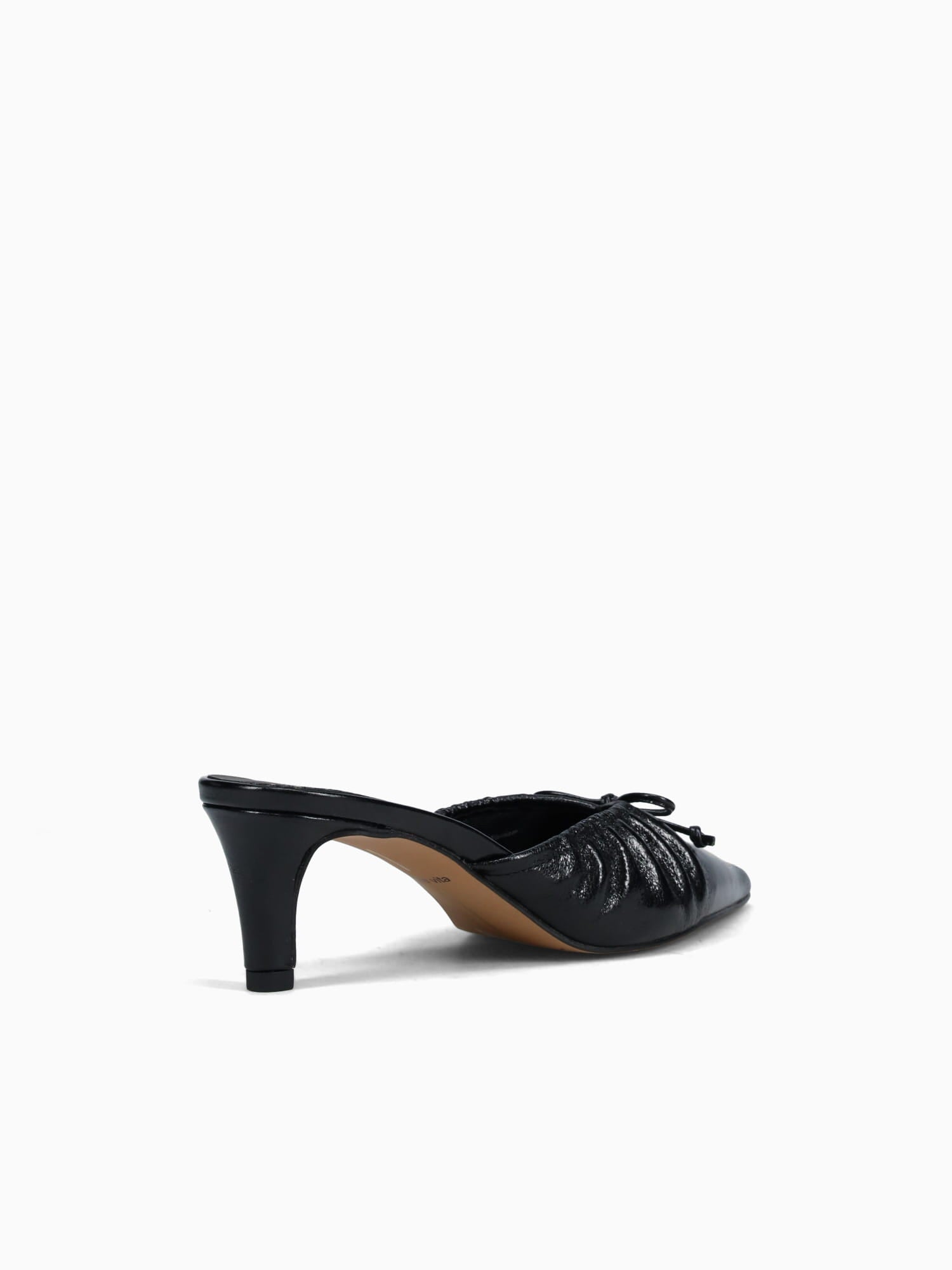 Kairi Mid Midnight Crinkle Patent Black / 6 / M