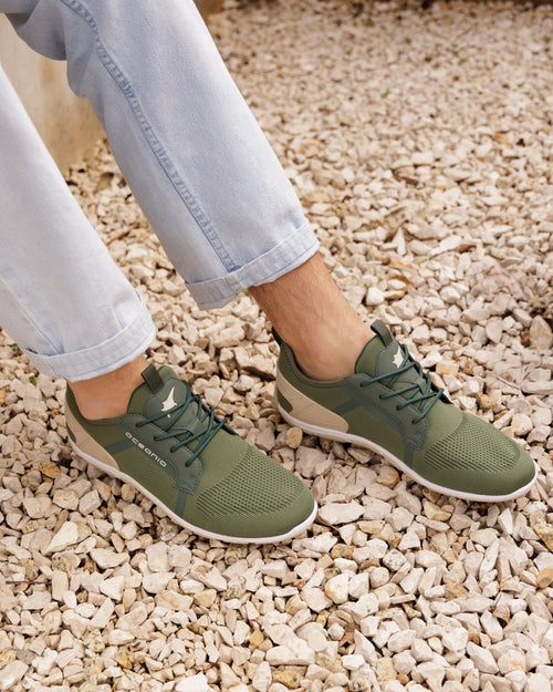 Bering Green Beige knit