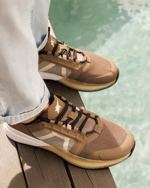 Bismarck Brown Beige mesh