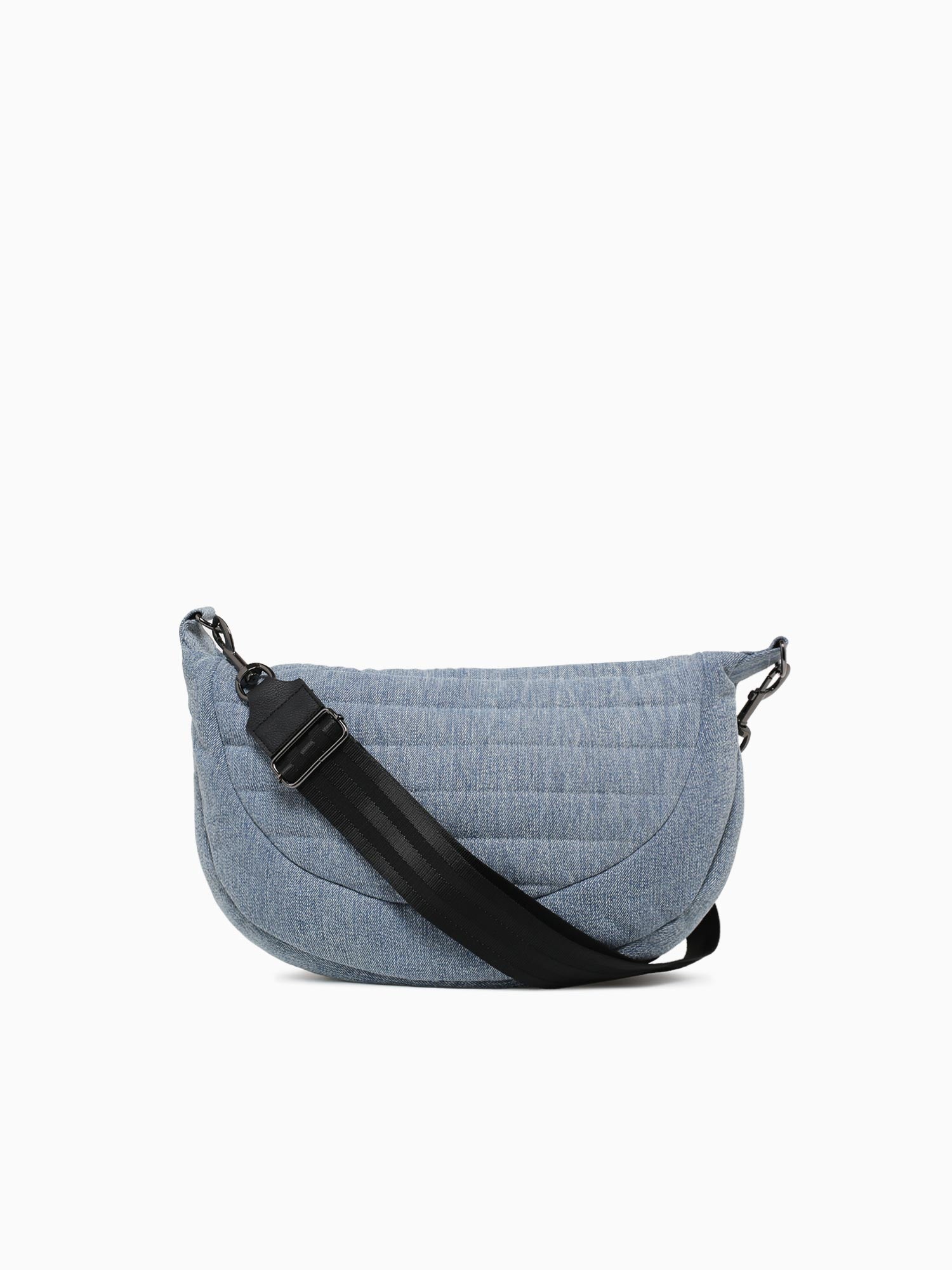 Elton Hobo Crossbody Light Washed Denim Light Blue