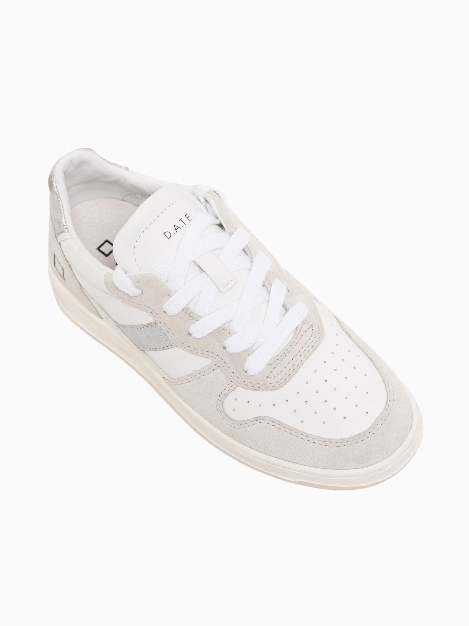 Court 2.0 White Silver leather White / 36 / M