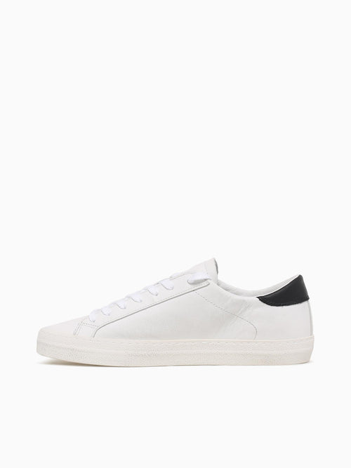 Hill Low White Black leather Black White / 41 / M