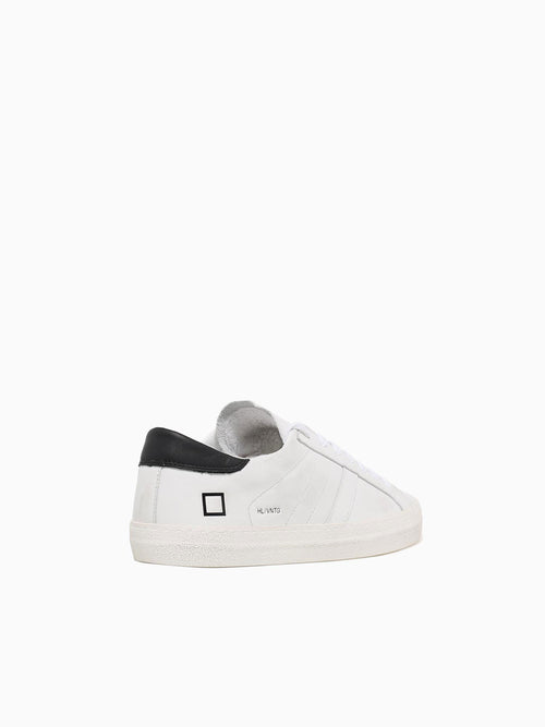 Hill Low White Black leather Black White / 41 / M