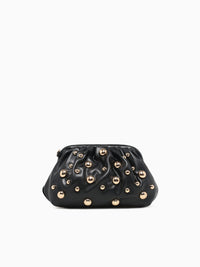 Carey Kisslock Clutch Black Black