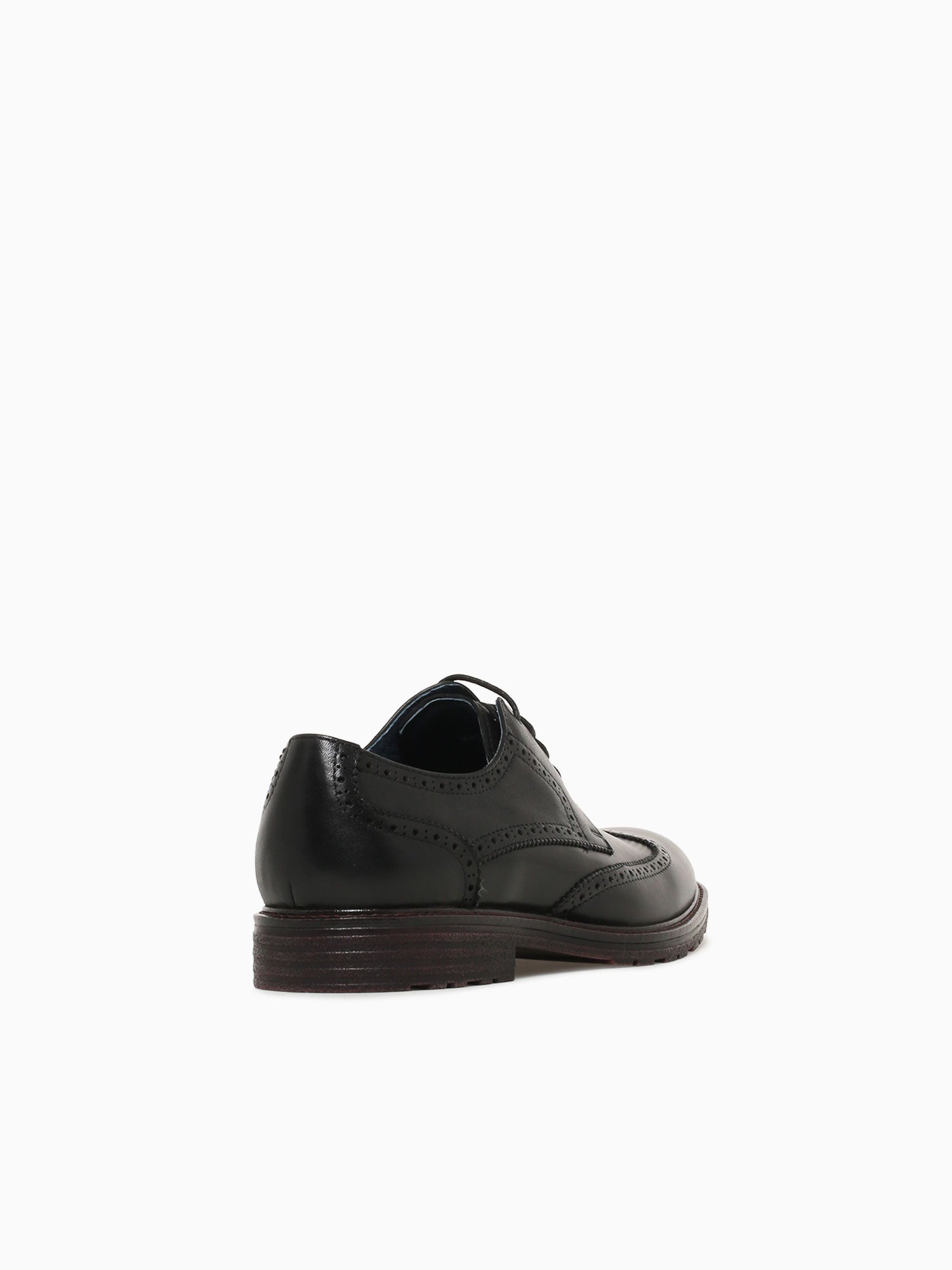 Comodoro Black Brushed Calf Leather Black / 7 / M
