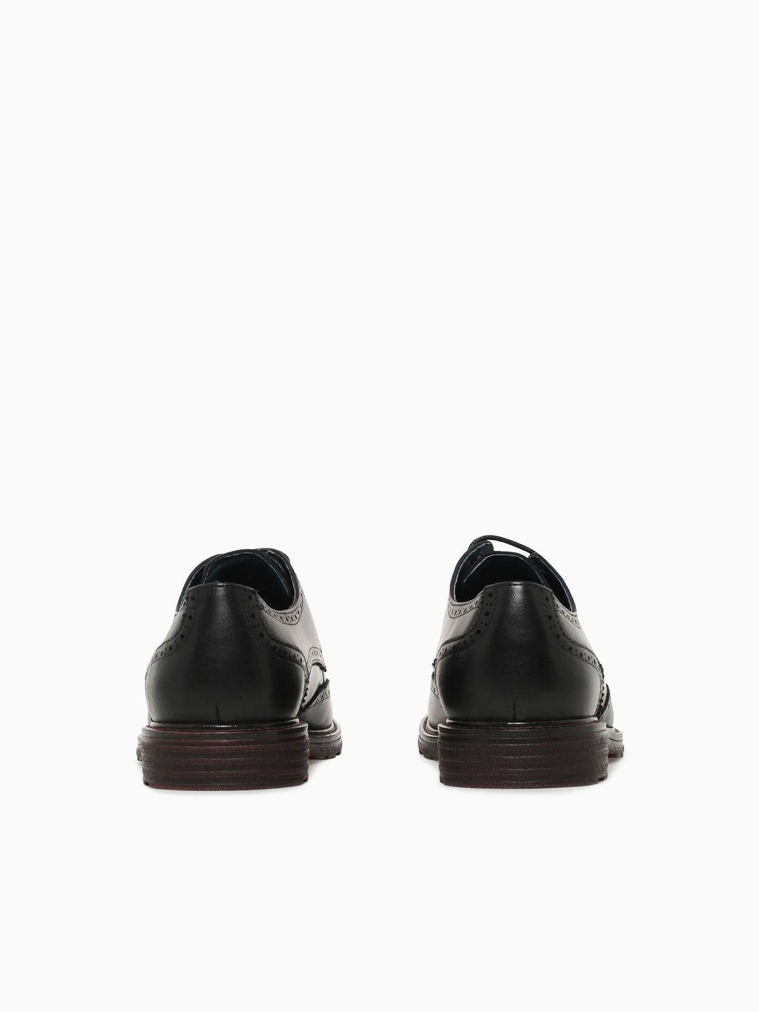 Comodoro Black Brushed Calf Leather Black / 7 / M