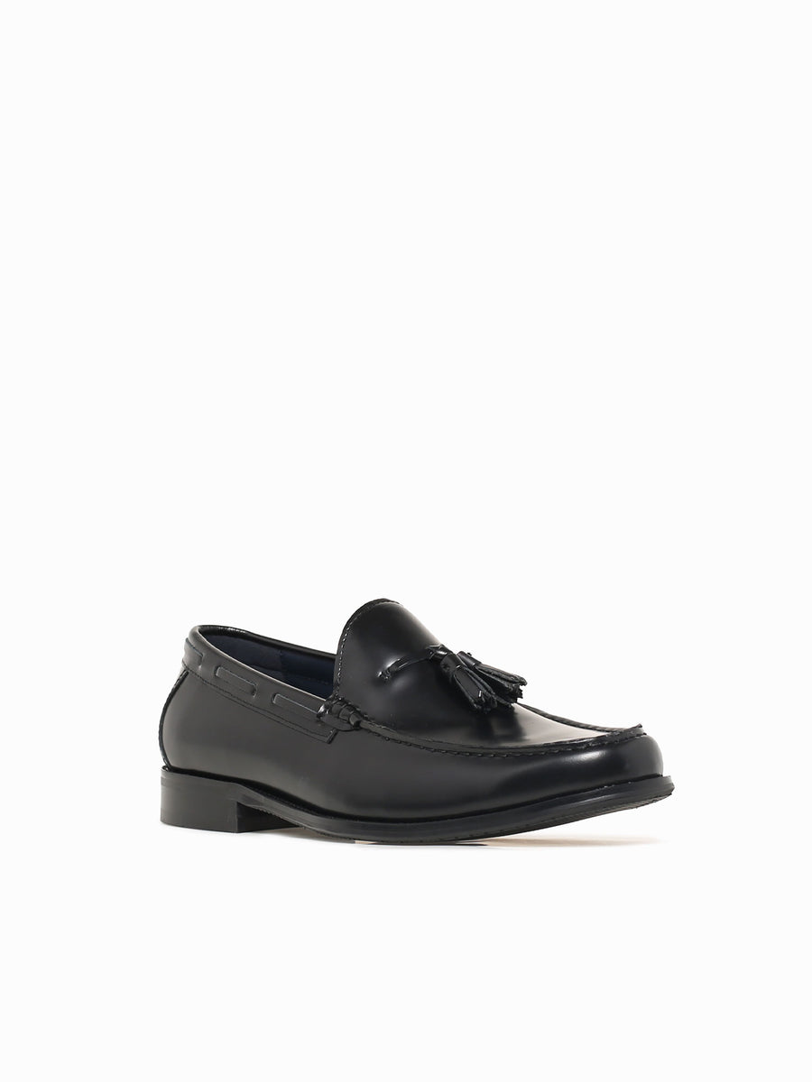 Lucius Black Box Calf Leather Black / 7 / M