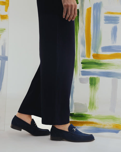 Darius Navy Suede