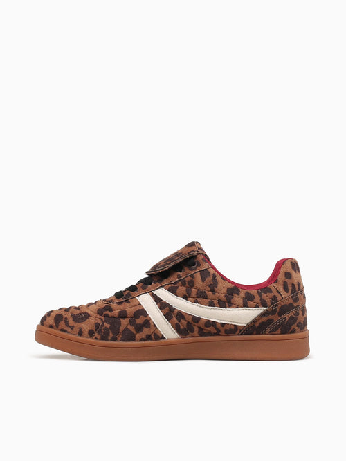 Barcelona Leopard Print Black Brown / 5 / M