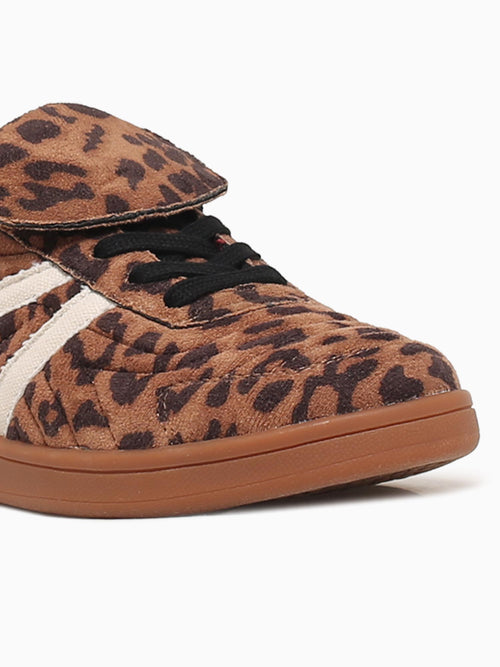 Barcelona Leopard Print Black Brown / 5 / M