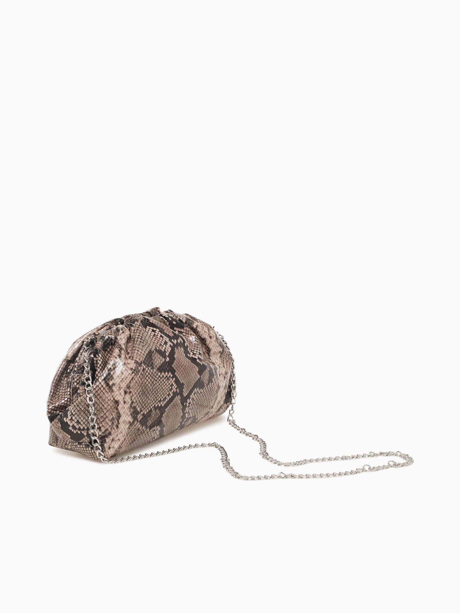 Tb Tila Clutch Snake Print Beige Multi