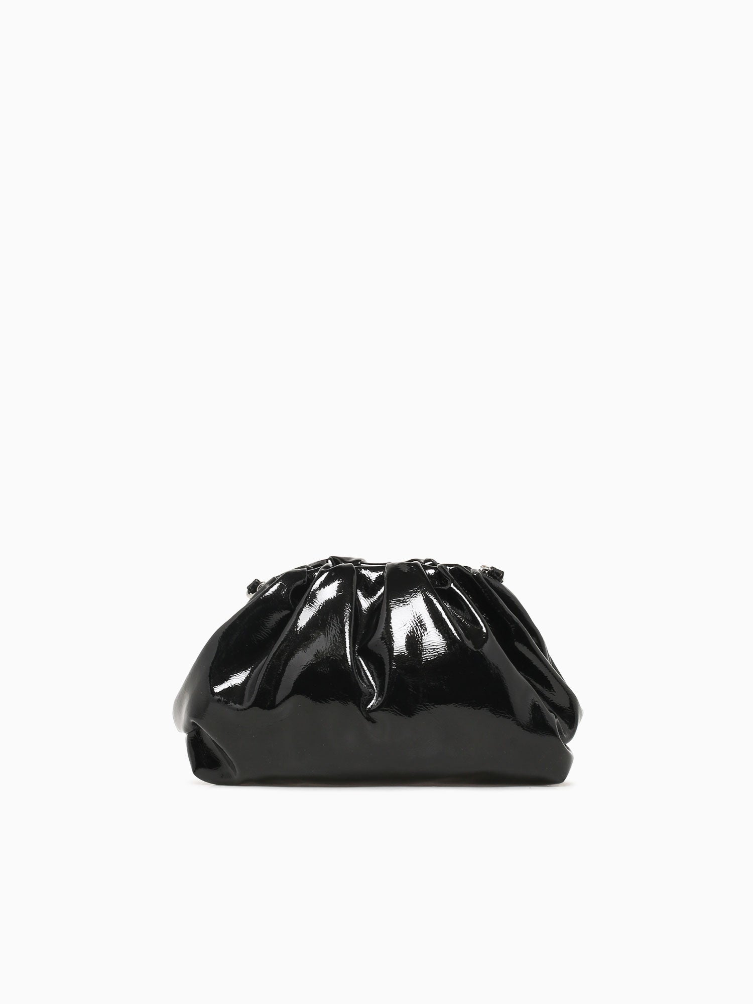 Tb Tila Clutch Black Crinkled Pat Black