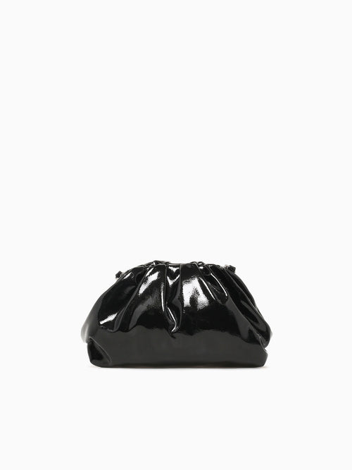 Tb Tila Clutch Black Crinkled Pat Black