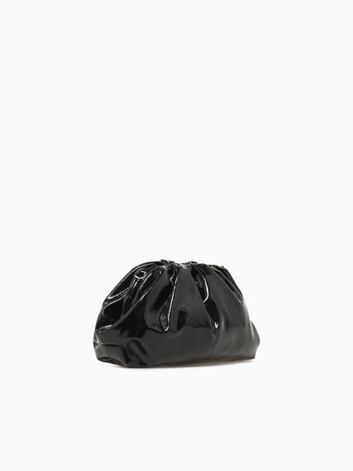 Tb Tila Clutch Black Crinkled Pat Black