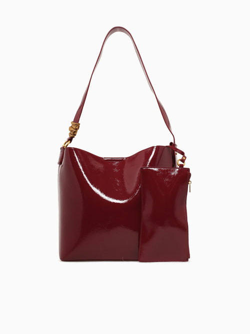 Amber Shoulder Bag Burgandy Wine