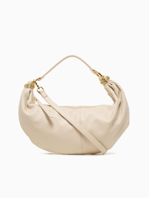 Brooke Sml Shoulder Bag Antique White White