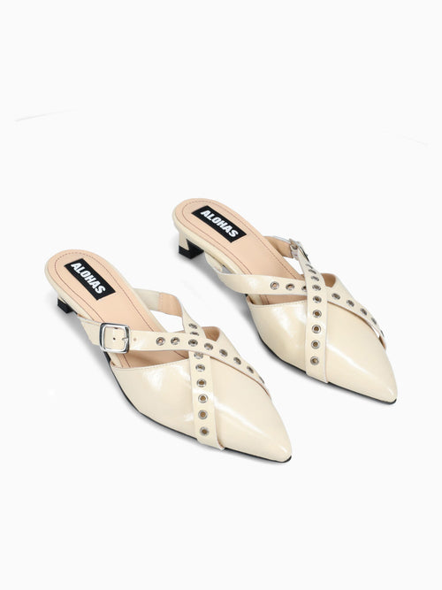 Zyra Cream Leather Off White / 36 / M