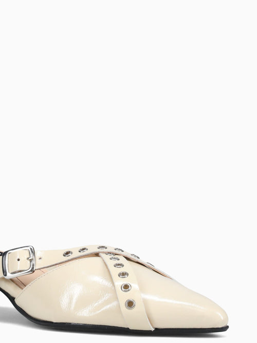 Zyra Cream Leather Off White / 36 / M