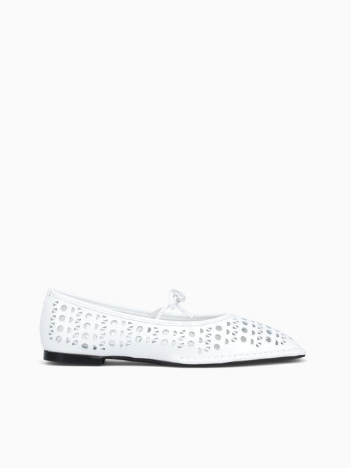 Sway Slit White Leather White / 36 / M