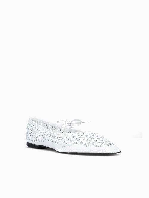 Sway Slit White Leather White / 36 / M