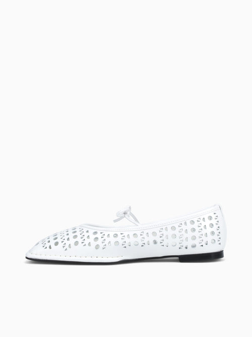Sway Slit White Leather White / 36 / M