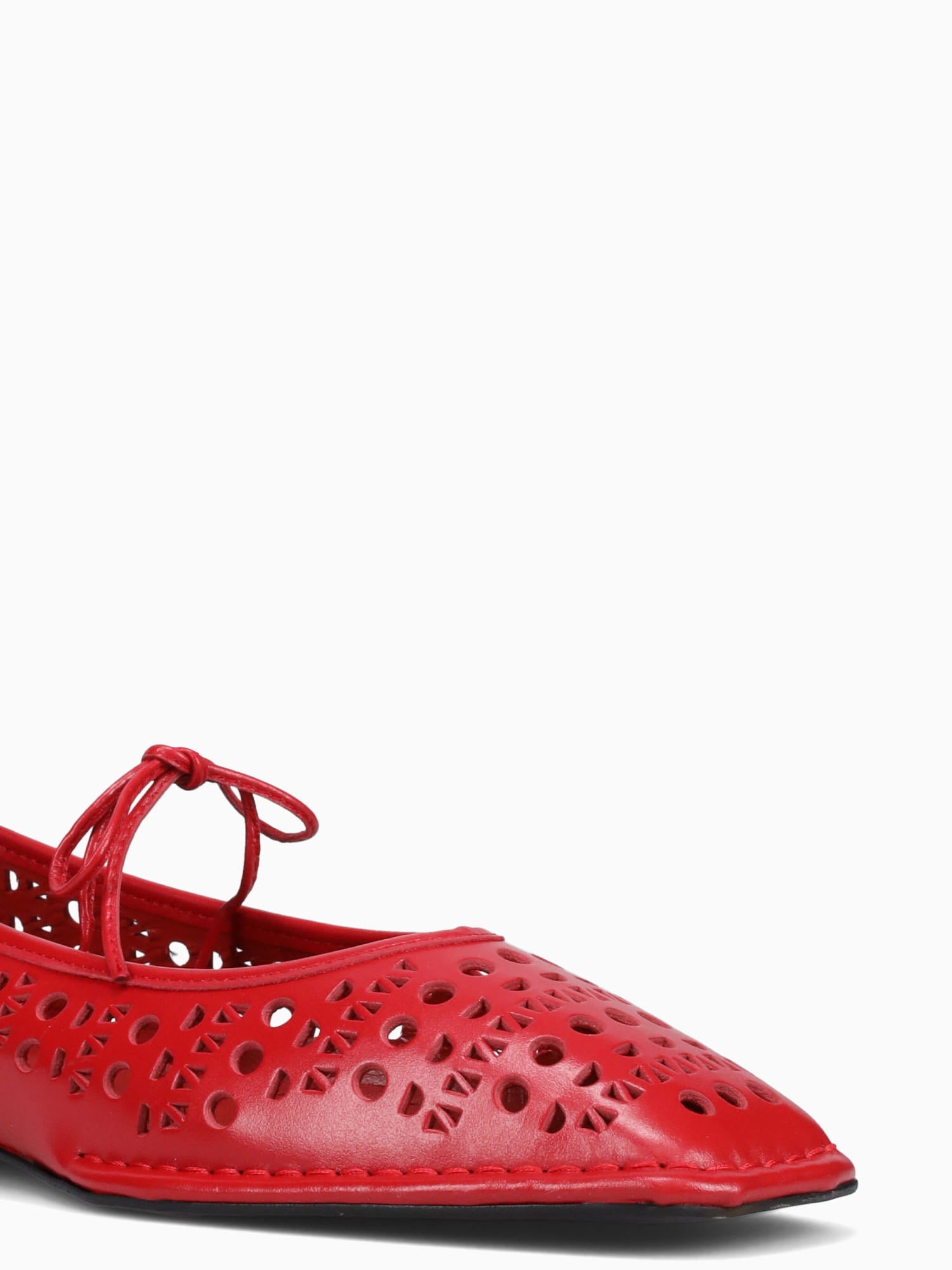 Sway Slit Red Leather Red / 36 / M