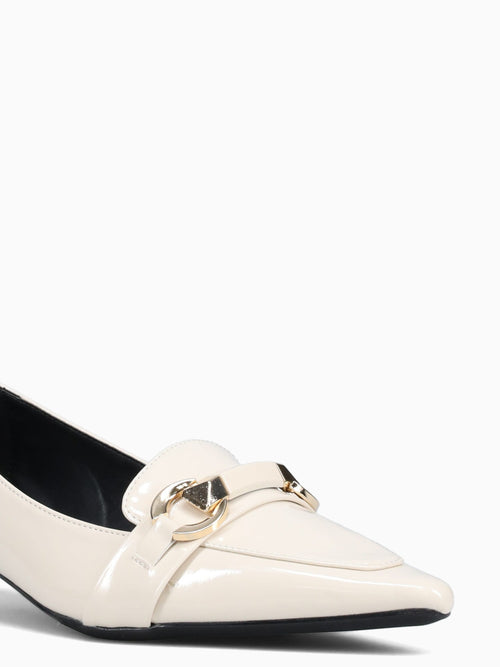 Finch Off White Pantent Off White / 5 / M