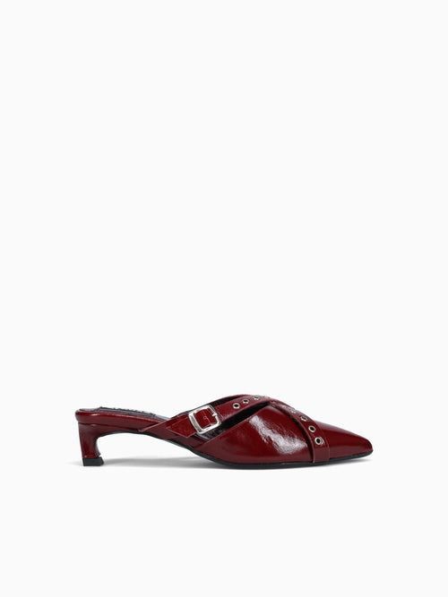 Zyra Burgundy Leather Wine / 36 / M